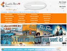 Tablet Screenshot of ludicbox.fr